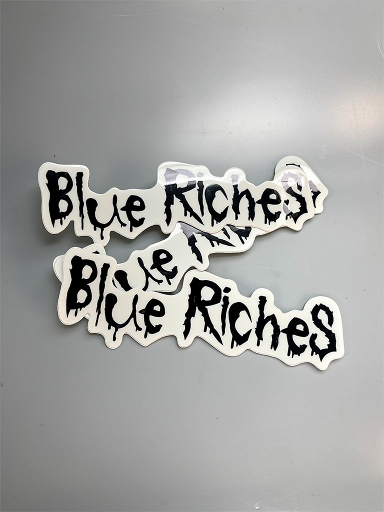 Blue Riches Brand 3" Sticker